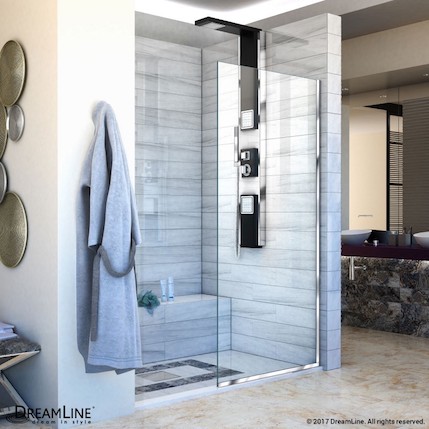 DreamLine Linea Single Panel Frameless-Shower Photo