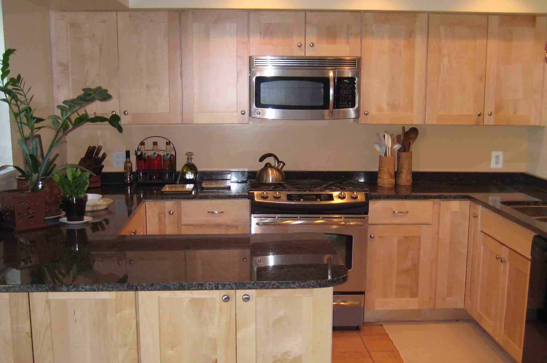 Remodeled Kitchen Pine Cabinets Photo